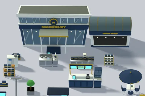Stage 19, Food Empire City: an HQ, market and logistics hub
