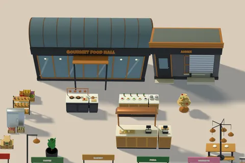 Stage 16, Gourmet Food Hall: a premium food hall