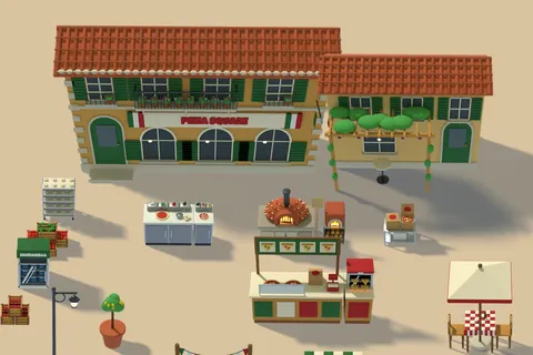Stage 06, Pizza Square: an Italian square