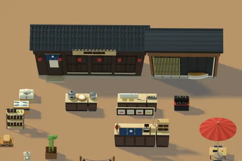 Stage 11, Sushi Harbor: a waterfront timber deck